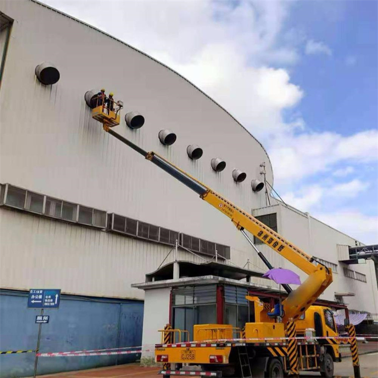 莱阳高空作业车出租服务：专业广告牌安装解决方案