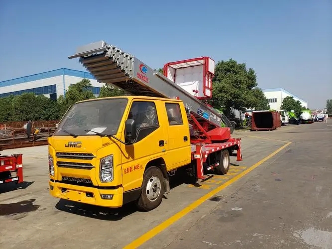 莱阳附近云梯车出租 砂石搬运